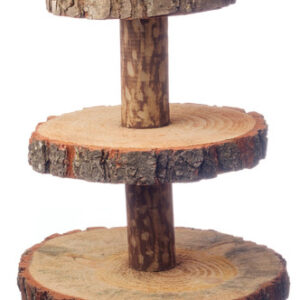 Wooden 3 Tier Cake Stand