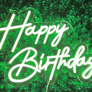 Neon Sign "Happy Birthday"