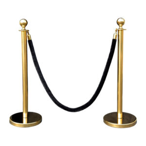Black Stanchion Rope