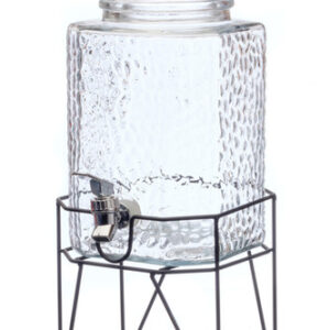 Glass Drinks Dispenser Incl. Stand