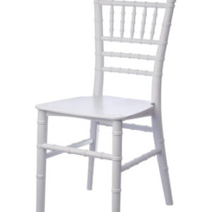 Kiddies White Tiffany Chair