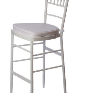 White Tiffany Bar Chair