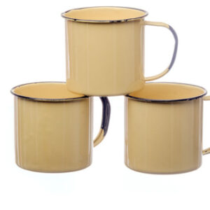 Yellow Enamel Cup