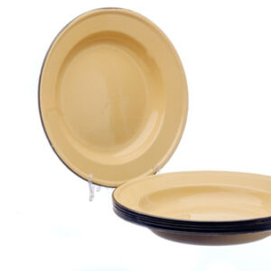 Yellow Enamel Plate