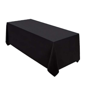 Trestle Table Cloth Black