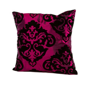 Scatter Cushion Cerise Damask