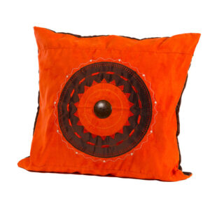 Scatter Cushion Orange Print
