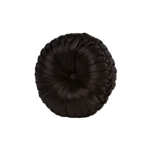 Scatter Cushion Round Black