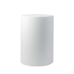 White Round Plinth M