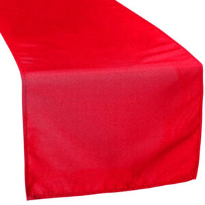 Plain Table Runner - Red