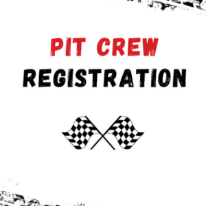 Pit Crew Registration Sign