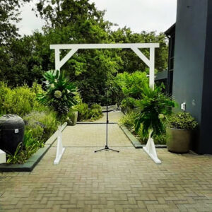 White Wedding Arch L