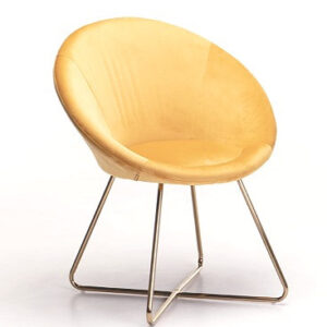 Mustard Armchair | Velvet