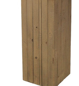 Wooden Square Plinth L