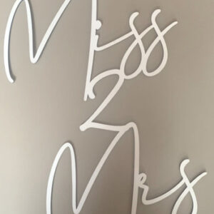 Miss 2 Mrs Signage