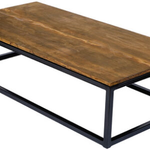 Black Oakland Coffee Table | Wood Top