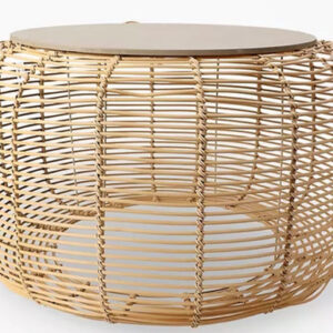 Oatmeal Rattan Coffee Table