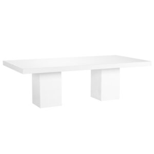 White Bridal Plinth Table