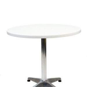 White Manhattan Cafe Table