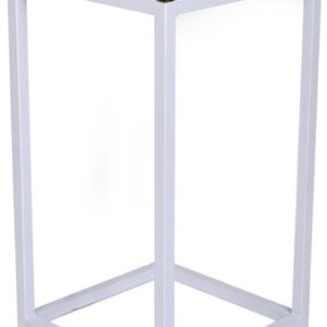 White Oakland Cocktail Table | Wood Top
