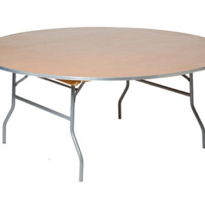 Wooden 10 Seater Round Banquet Table