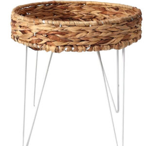 Woven Hairpin Side Table