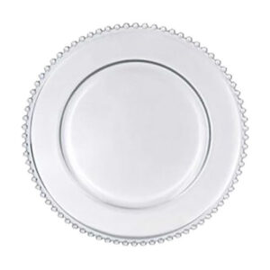 Glass Bobble Underplate - Clear