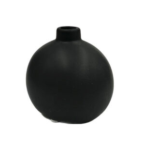 Black Round Bud Vase