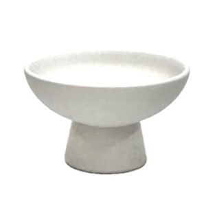 White Footed Vase